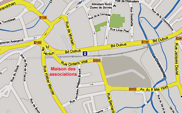 Plan d'accs Maison des associations