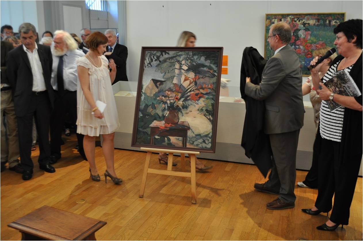 Remise du tableau Lanoa