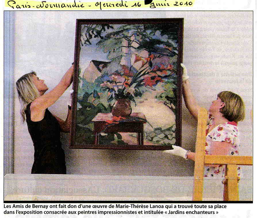 Article presse tableau Lanoa